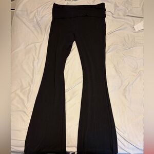 Tall Elegant Black Women's Flared Pants